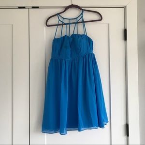 Blue bridesmaids dress